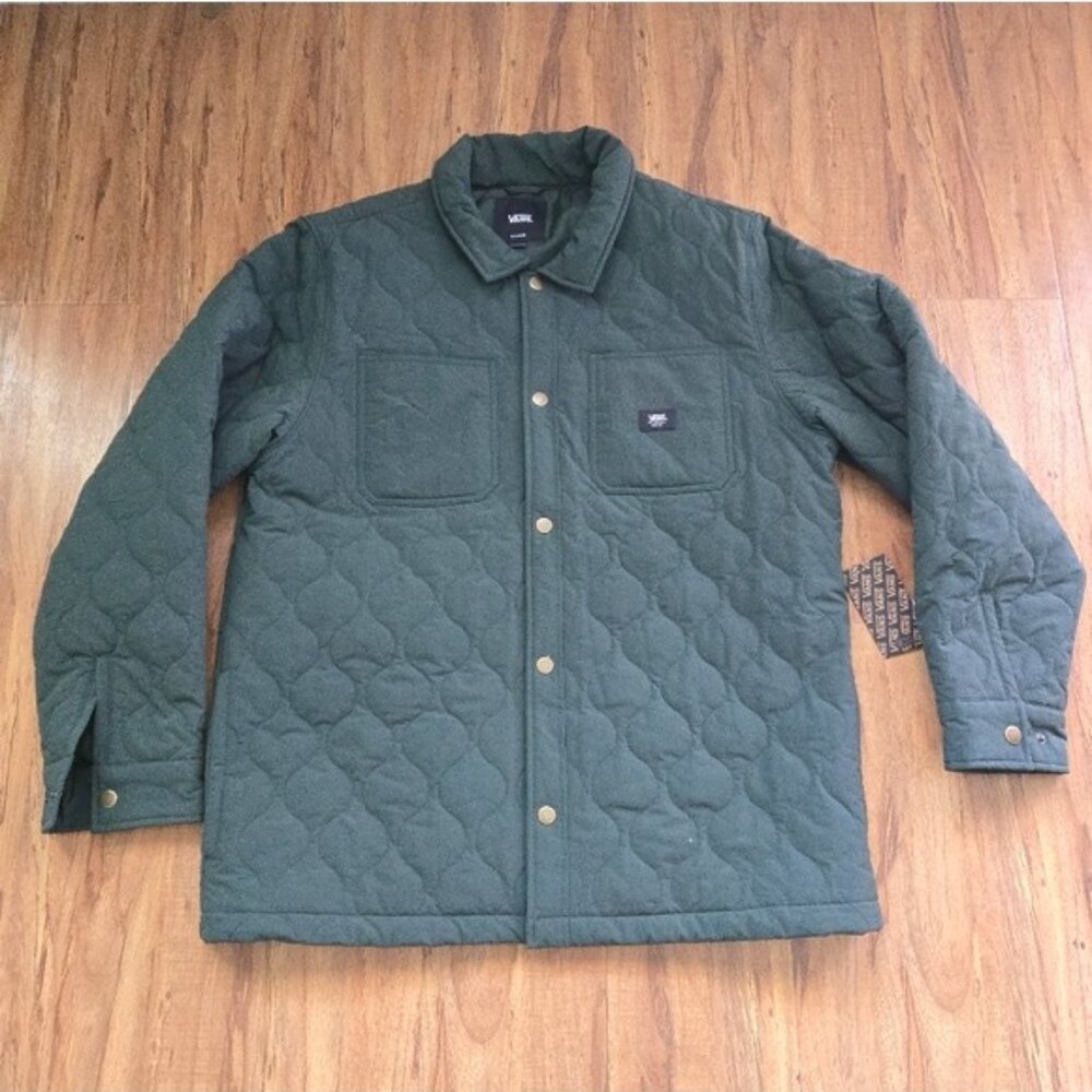 Vans Knox MTE 1 Jacket Mens Small Green New With Tags All Weather Quilted 042025